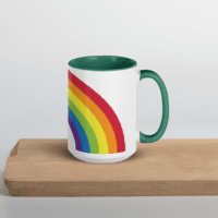 Rainbow Mug with Color Inside - 2 Sizes!