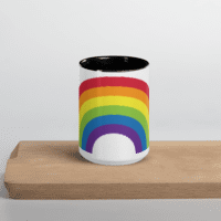 Rainbow Mug with Color Inside - 2 Sizes!