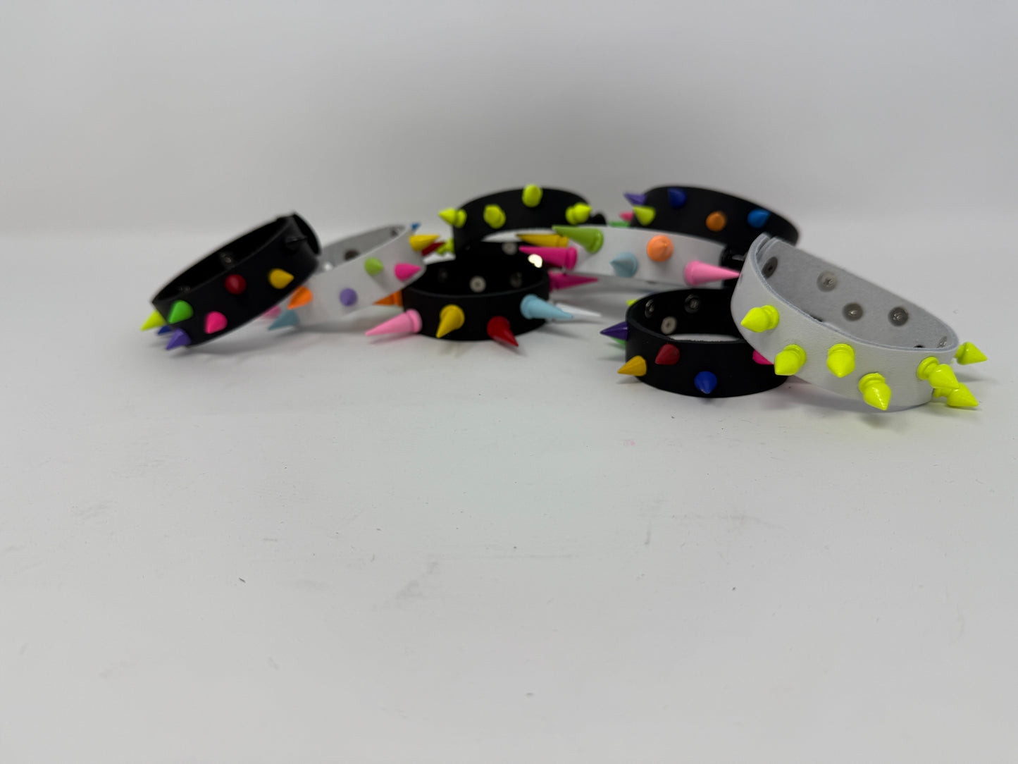 Spiky Leather Wristband