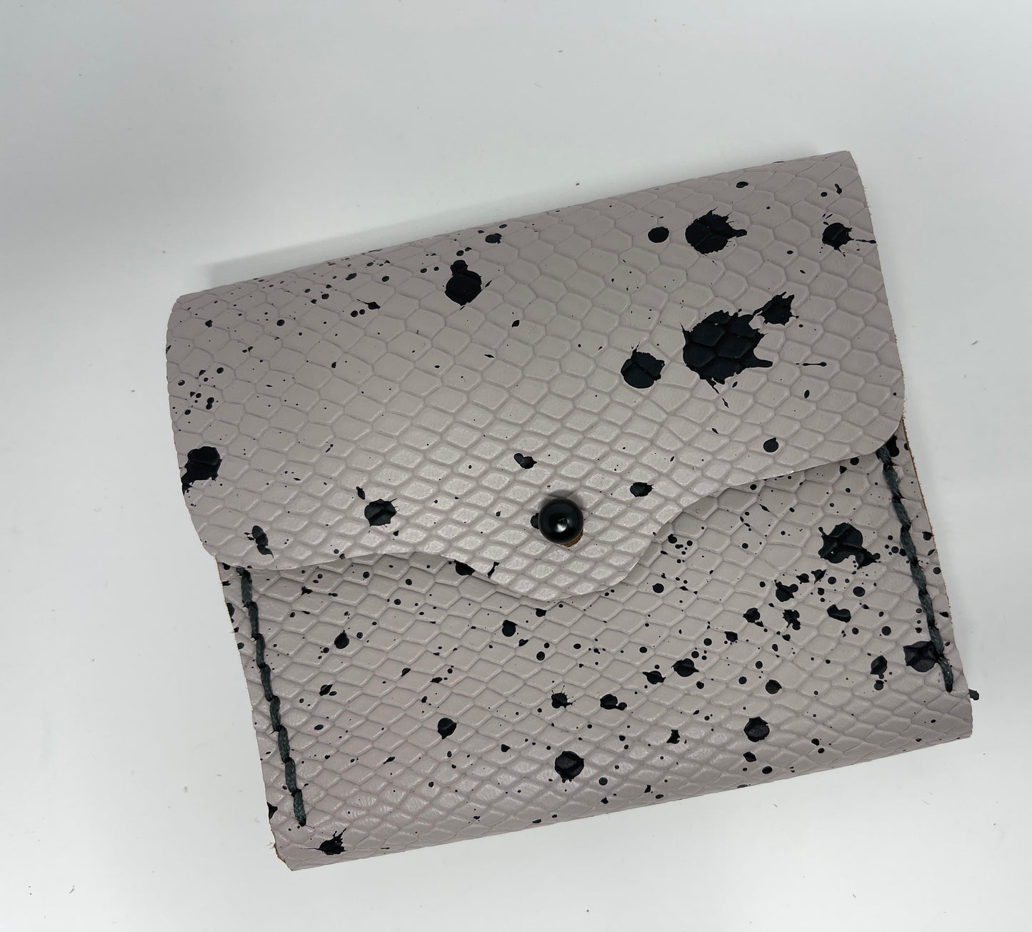 Hand Sewn Leather Mini Wallet