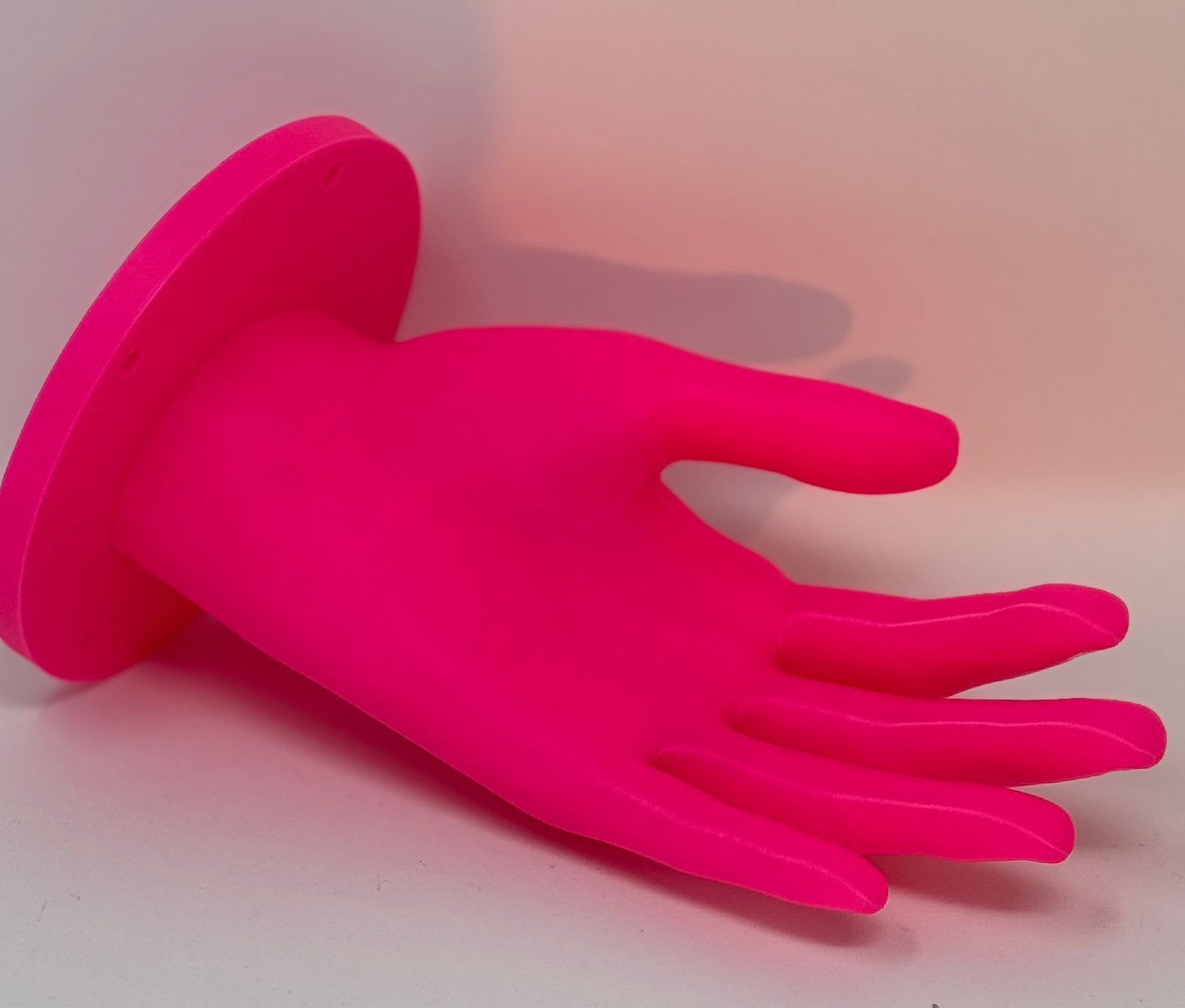 Left or Right Hand Hook — 3D Printed Wall Hook in Vibrant Colors