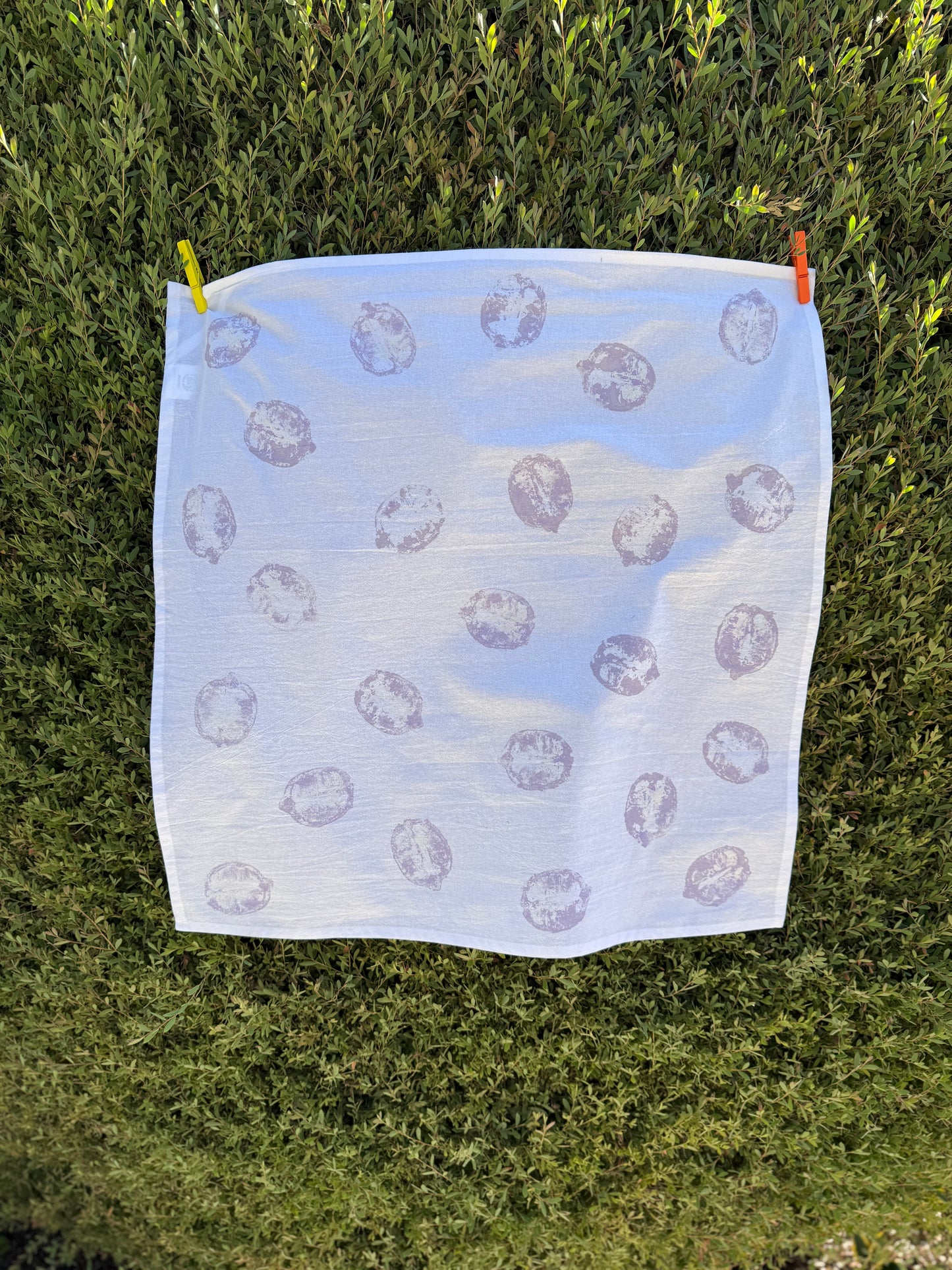 Hand Printed Tea Towel