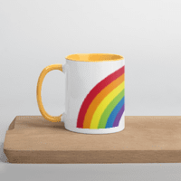 Rainbow Mug with Color Inside - 2 Sizes!