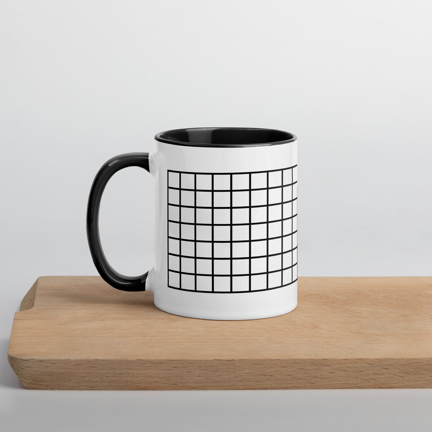 Grid Mug with Color Inside