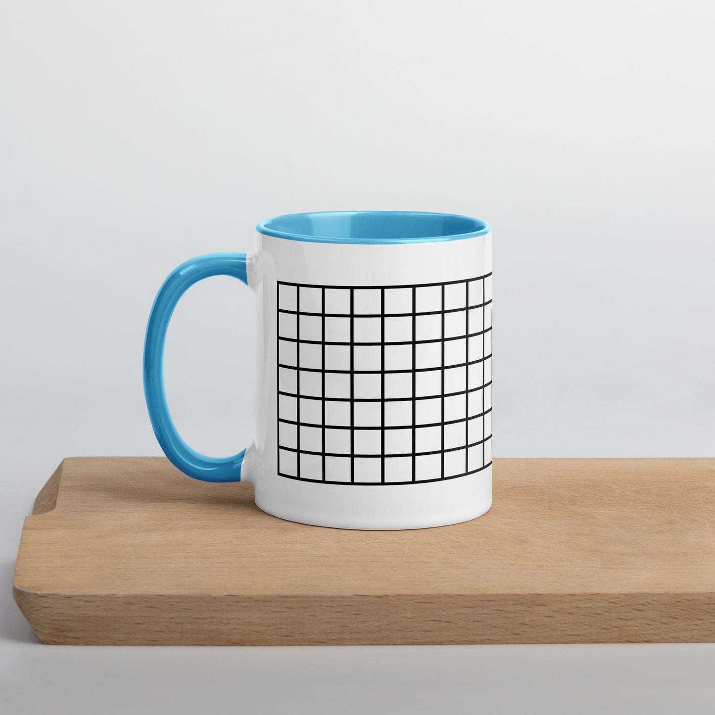 Grid Mug with Color Inside