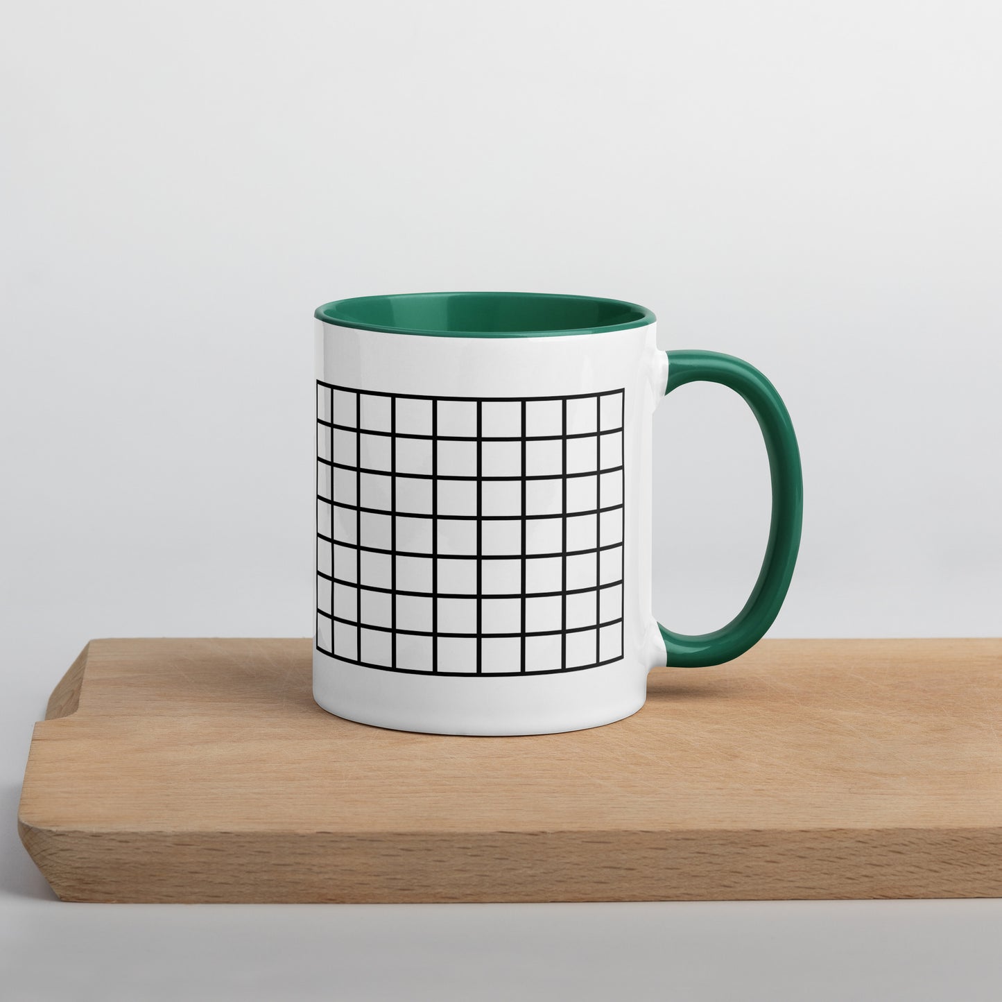 Grid Mug with Color Inside