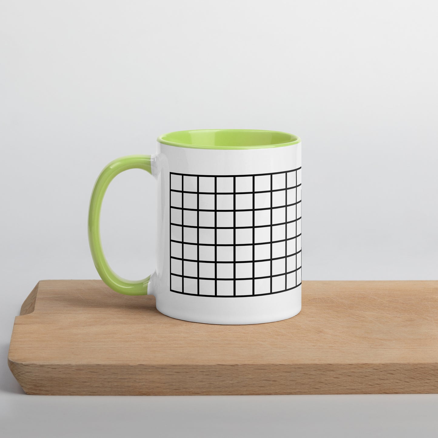 Grid Mug with Color Inside