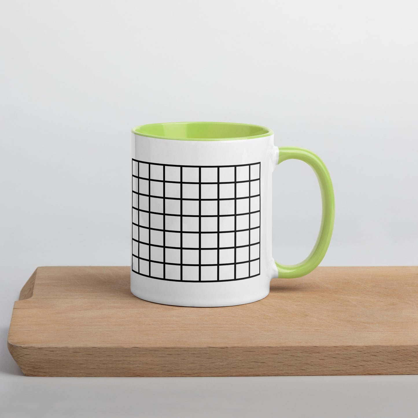 Grid Mug with Color Inside